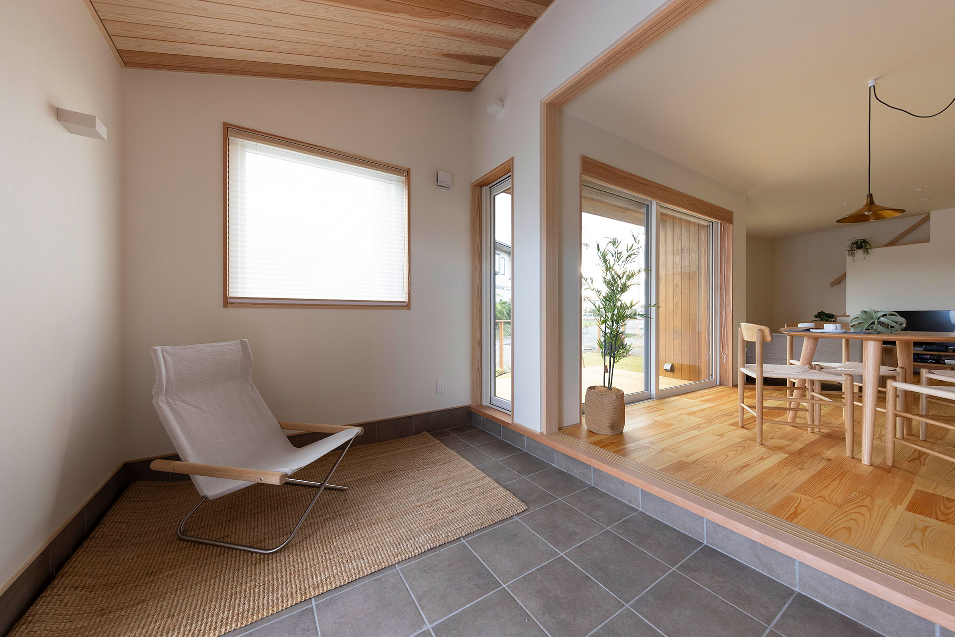 くつろぎの土間